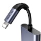 Joyroom SY-L01 Lightning to Lightning / 3.5 mm mini jack DAC adapter 2in1 - black