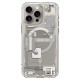 Spigen Ultra Hybrid Mag Case with MagSafe for iPhone 15 Pro Max - Natural Titanium (Zero One Pattern)