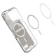 Spigen Ultra Hybrid Mag Case with MagSafe for iPhone 15 Pro Max - Natural Titanium (Zero One Pattern)