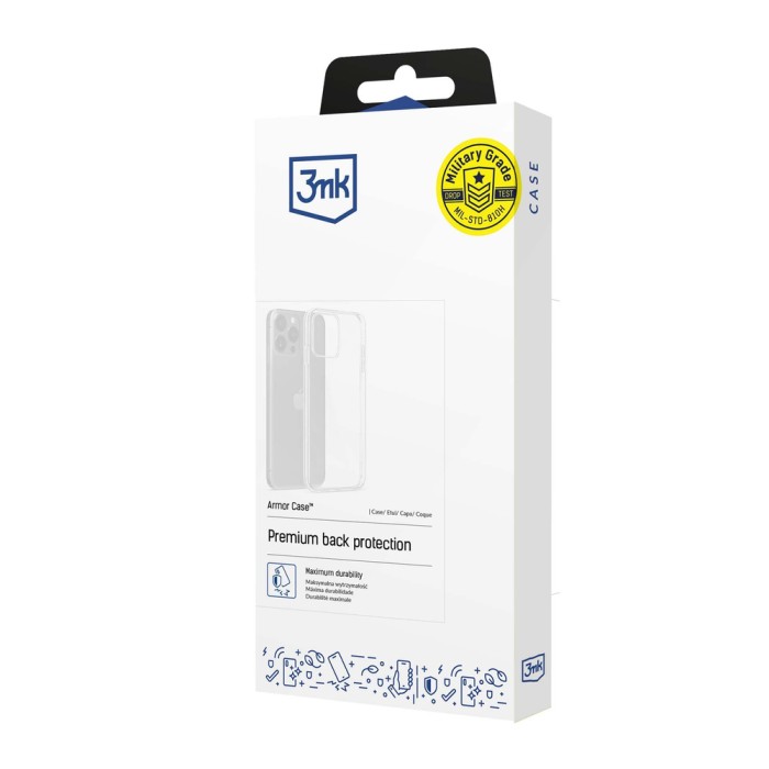3mk Armor Case for Samsung Galaxy S25 - Transparent