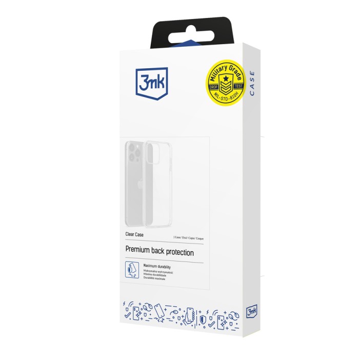 3mk Clear Case for Samsung Galaxy S25 - transparent