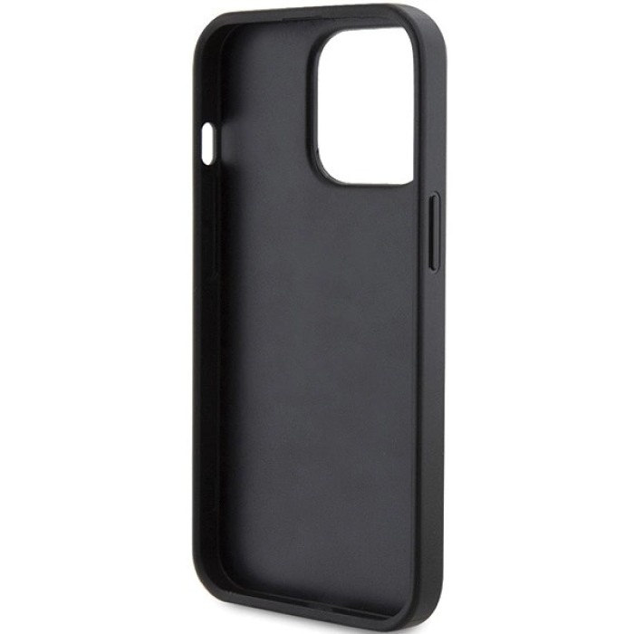 Guess GUHCP15XPG4GPK iPhone 15 Pro Max 6.7" black/black hardcase 4G Triangle Metal Logo