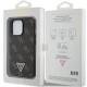 Guess GUHCP15XPG4GPK iPhone 15 Pro Max 6.7" black/black hardcase 4G Triangle Metal Logo