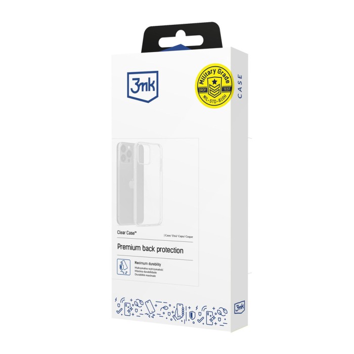 3mk Clear Case for Samsung Galaxy S25 Ultra - transparent