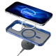 3mk Frosty MagCase Blue Case for Apple iPhone 14 Pro - Transparent