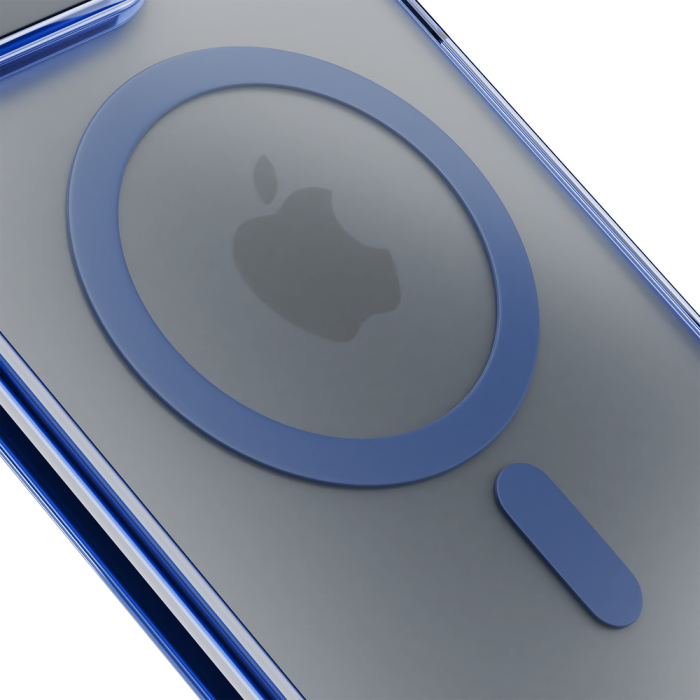 3mk Frosty MagCase Blue Case for Apple iPhone 14 Pro - Transparent