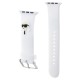 Karl Lagerfeld 3D Rubber Karl Head strap for Apple Watch 38/40/41mm - white