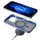 3mk Frosty MagCase Blue Case for Apple iPhone 16 Pro - Transparent