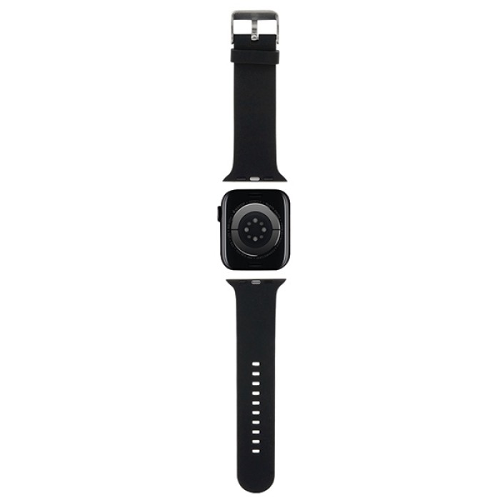 Karl Lagerfeld 3D Rubber Karl&amp;amp;Choupette Heads strap for Apple Watch 38/40/41mm - black