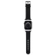 Karl Lagerfeld 3D Rubber Karl&amp;amp;Choupette Heads strap for Apple Watch 38/40/41mm - black