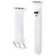 Karl Lagerfeld 3D Rubber Choupette Heads Strap for Apple Watch 38/40/41mm - White