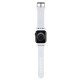Karl Lagerfeld 3D Rubber Karl&amp;Choupette Heads strap for Apple Watch 38/40/41mm - white