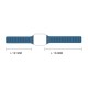 Magnetic Strap Magnetic Strap Bracelet for Apple Watch 45mm - Red
