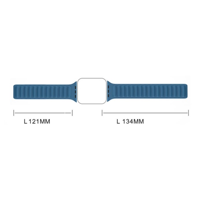 Magnetic Strap Magnetic Strap Bracelet for Apple Watch 41mm - Red