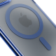 3mk Frosty MagCase Blue Case for Apple iPhone 12 Pro Max - Transparent