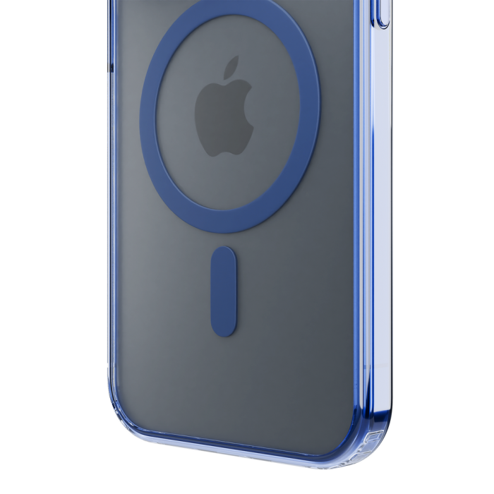 3mk Frosty MagCase Blue Case for Apple iPhone 12 Pro Max - Transparent