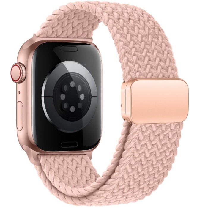 Tech-Protect Nylonmag Strap for Apple Watch 4 / 5 / 6 / 7 / 8 / 9 / SE (38 / 40 / 41 mm) - Pink