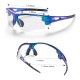 Rockbros 10069 UV400 Cycling Glasses - Blue