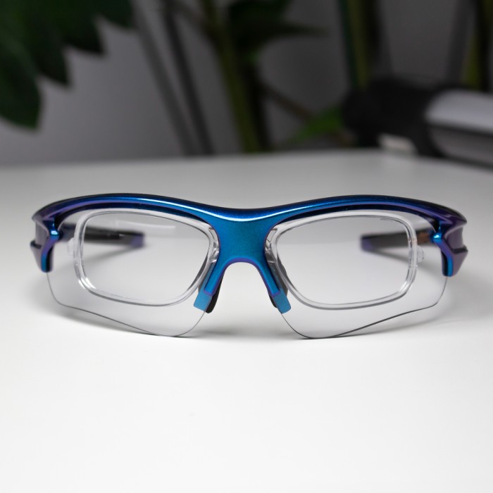 Rockbros 10069 UV400 Cycling Glasses - Blue