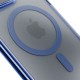 3mk Frosty MagCase Blue Case for Apple iPhone 16 Plus - Transparent