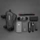Rockbros B68 Bike Pannier for Frame, Armored, with Phone Pocket and Cover, 1.7L - Black