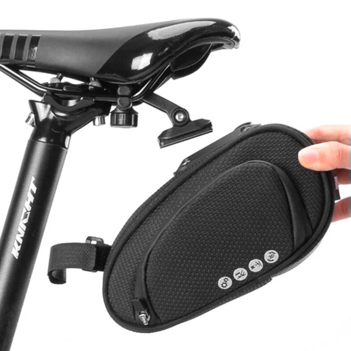 Rockbros C40 bicycle bag under the saddle - black