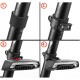 Rockbros LKWD-R1 Rear Bike Light with Laser and Remote Control + Micro USB - USB-A Cable - Black