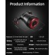 Rockbros Q5 Rear Bike Light with Intelligent Stop System - Black