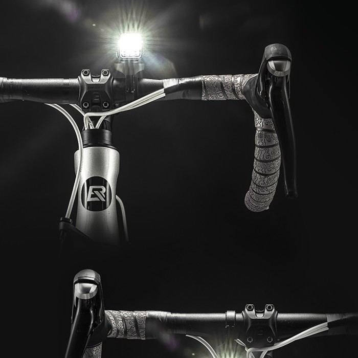Rockbros 24610002001 Front Bike Light 1000 lm + USB-C - USB-A Cable - Black