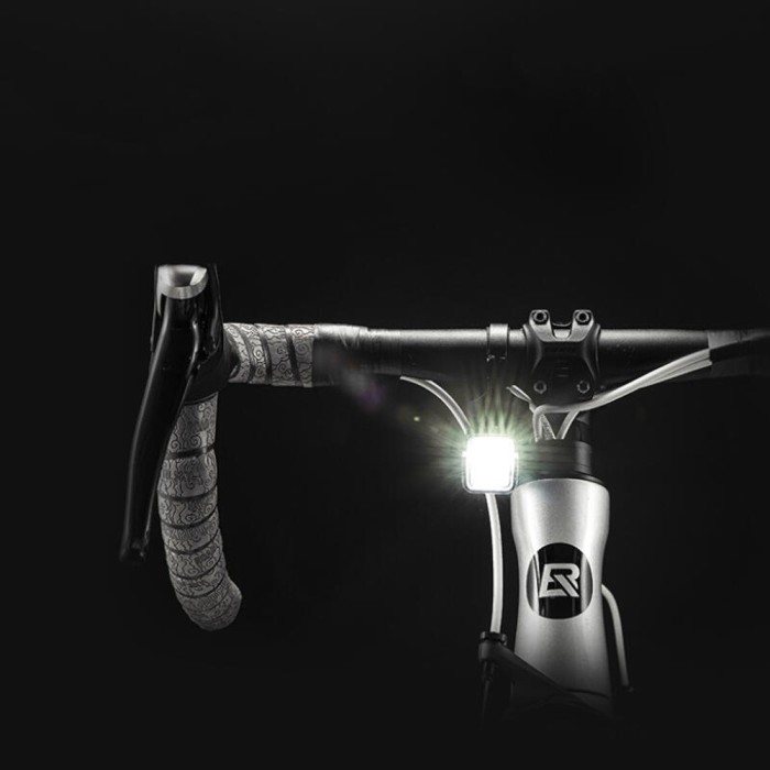Rockbros 24610002001 Front Bike Light 1000 lm + USB-C - USB-A Cable - Black