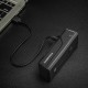 Rockbros 24510003001 Front Bike Light 260 lm + USB-C - USB-A Cable - Black