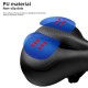 Rockbros AQ-6090R bicycle saddle - black and red
