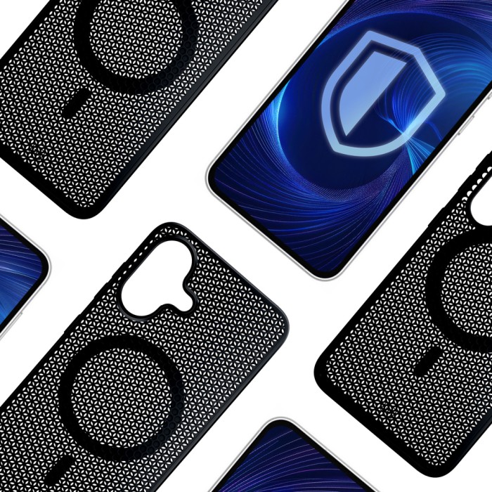 3mk COOLing MagCase for Apple iPhone 16 - black