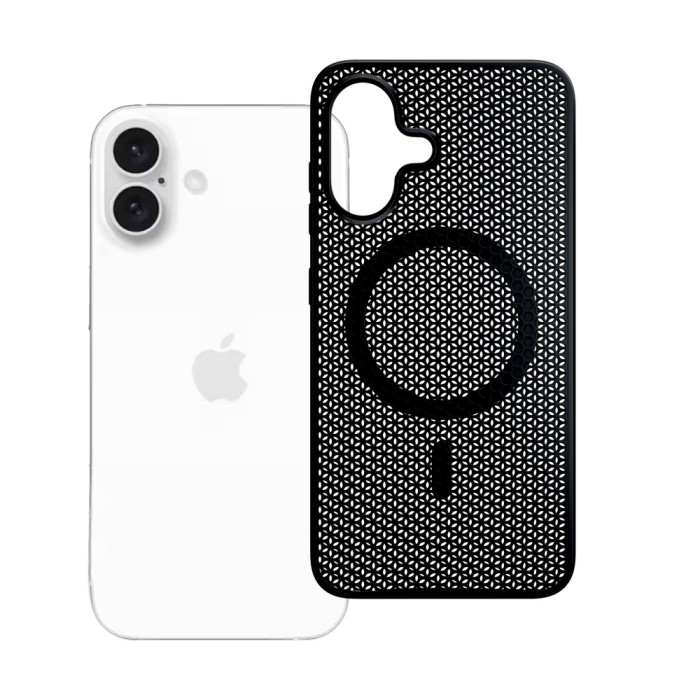 3mk COOLing MagCase for Apple iPhone 16 - black