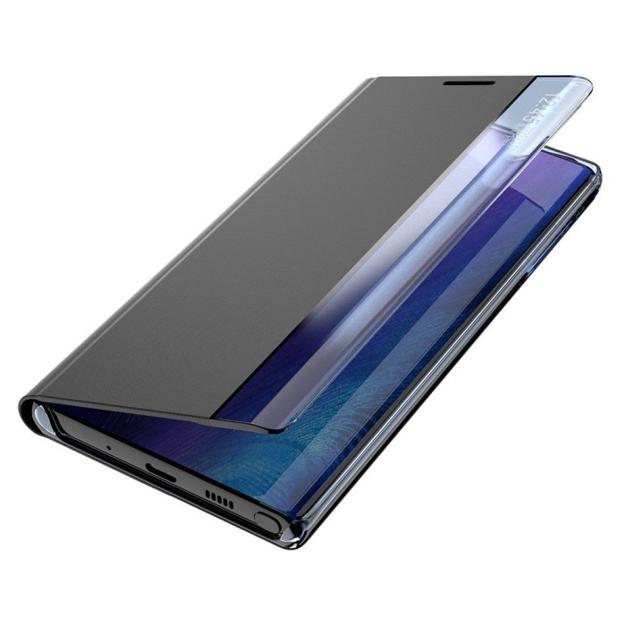 Sleep Case Bookcase Type Case with Smart Window for Xiaomi Redmi K40 Pro+ / K40 Pro / K40 / Poco F3 blue