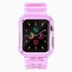 Silicone Band Strap Bracelet Case Strap Light Set for Apple Watch 38mm - Red