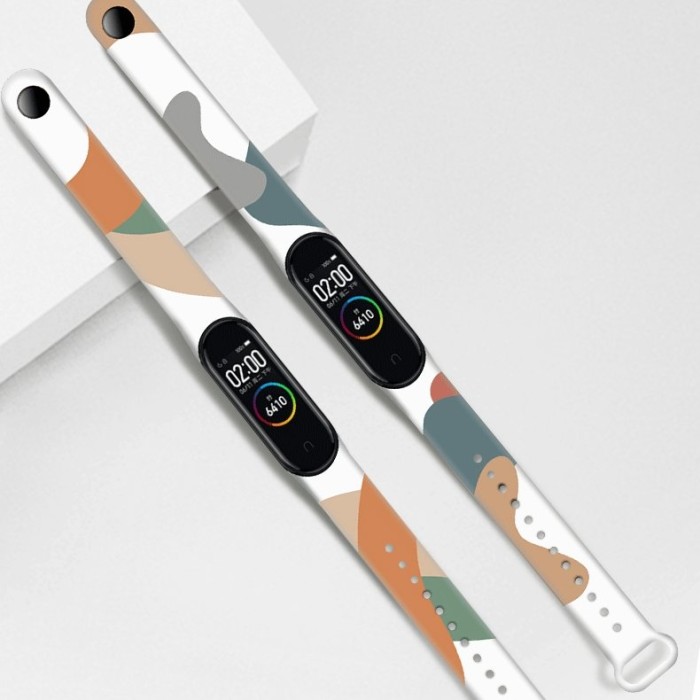 Strap Moro band for Xiaomi Mi Band 5 / 6 silicone strap bracelet watch pattern 10