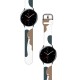 Strap Moro for Samsung Galaxy Watch 40 / 41 / 42 / 43 / 44 mm silicone bracelet watch band - pattern 1