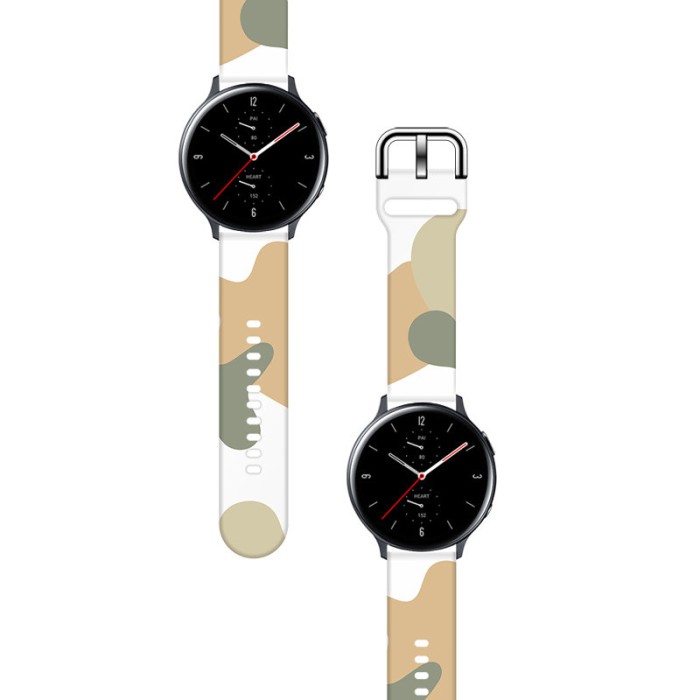 Strap Moro for Samsung Galaxy Watch 40 / 41 / 42 / 43 / 44 mm silicone bracelet watch band - pattern 6