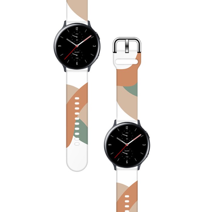 Strap Moro for Samsung Galaxy Watch 45 / 46 / 47 mm silicone bracelet watch band - pattern 3