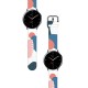 Strap Moro for Samsung Galaxy Watch 45 / 46 / 47 mm silicone bracelet watch band - pattern 10