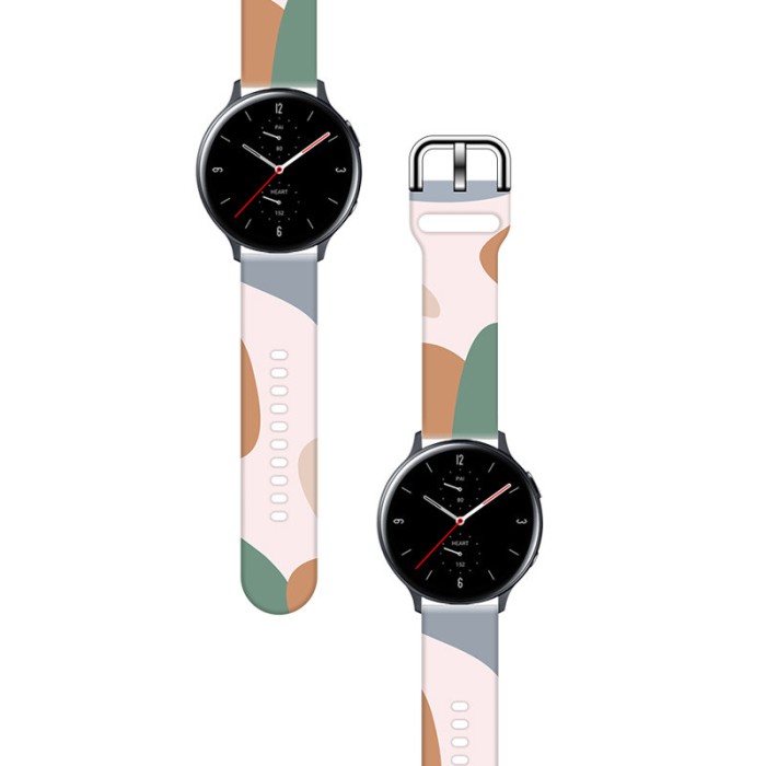 Strap Moro for Samsung Galaxy Watch 45 / 46 / 47 mm silicone bracelet watch band - pattern 11