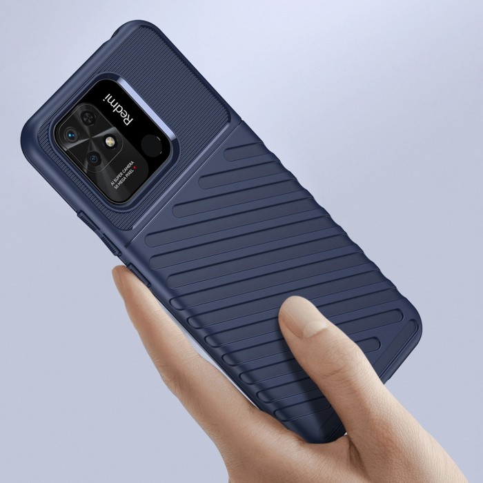 Thunder Case Flexible armored cover for Xiaomi Redmi 10C blue