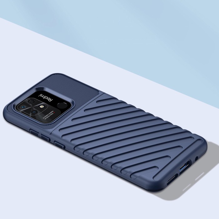 Thunder Case Flexible armored cover for Xiaomi Redmi 10C blue