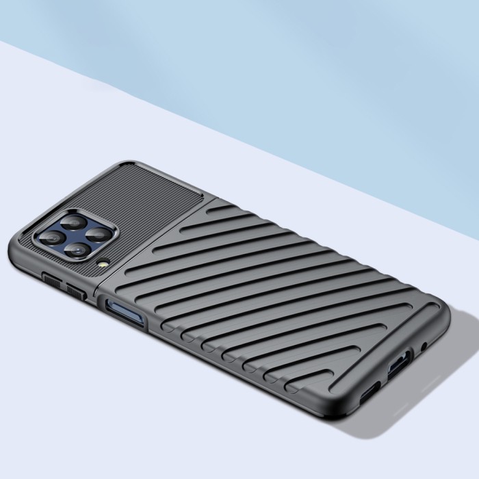 Thunder Case flexible armored cover for Samsung Galaxy M53 5G black