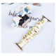 Fabric band for Apple Watch 38 / 40 / 41 mm strap bracelet rubber band - pineapple