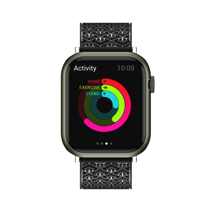 Watch Strap Y Watchband Bracelet for Apple Watch 42 / 44 / 45 mm - Black