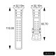 Strap Triple Protection for Apple Watch 38 / 40 / 41 mm bracelet strap - black