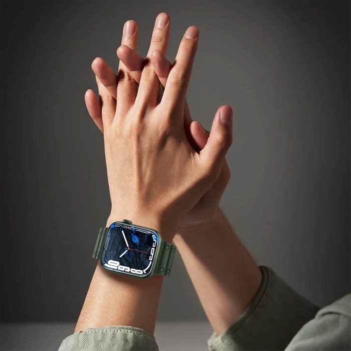 Strap Triple Protection for Apple Watch 38 / 40 / 41 mm band bracelet - navy blue