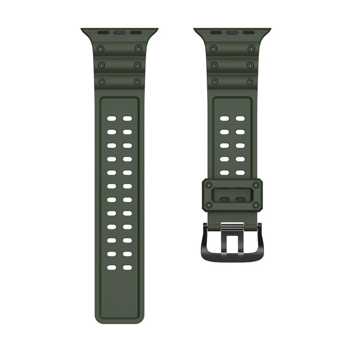 Strap Triple Protection for Apple Watch 38 / 40 / 41 mm band bracelet - green